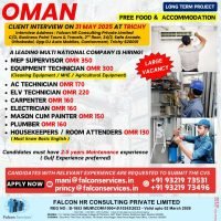 Jobs in Oman for Indian