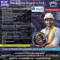 Vacancy in Saudi Arabia Company