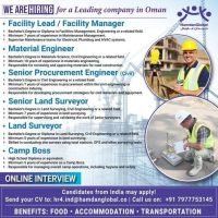 Oman Job Vacancy
