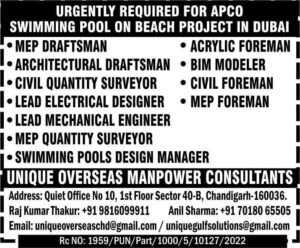Saudi Arabia Job Vacancy 