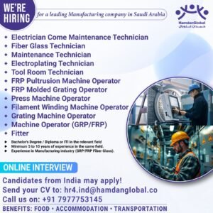Saudi Arabia Jobs for Indian