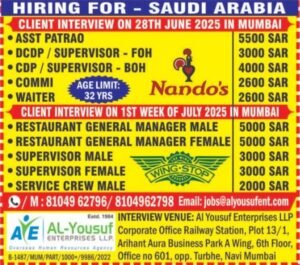Saudi Job Opportunities